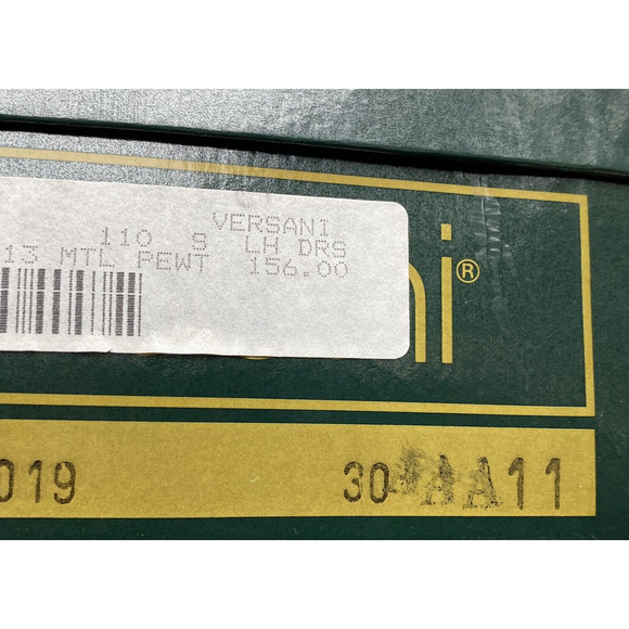 Quiet Lux Vintage VERSANI Womens 11 Gold Pointed Toe Kitten Coquette 80s Heels - Picture 13 of 13